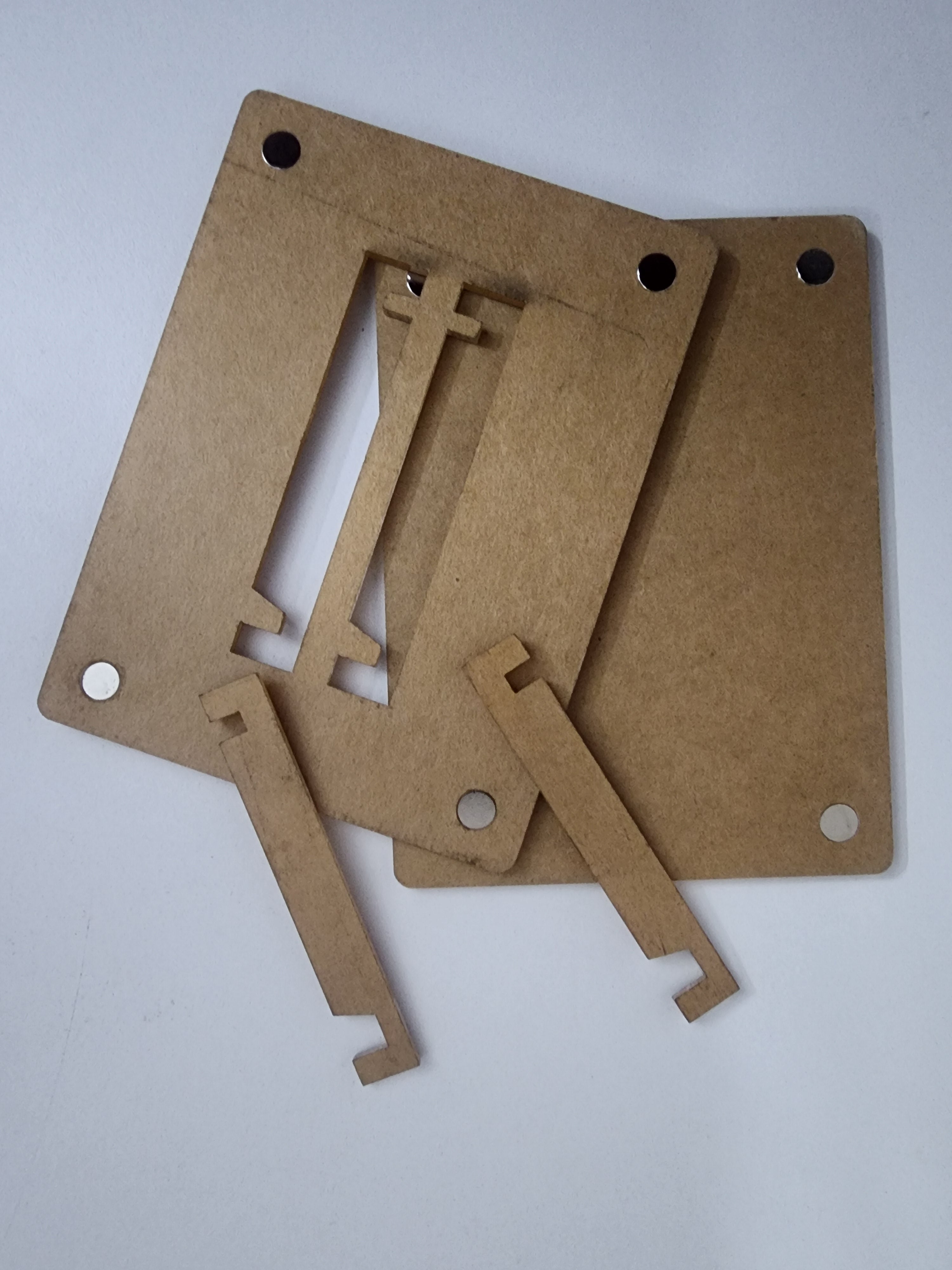 Acrylic Fridge Magents Photo Frames (7shapes)