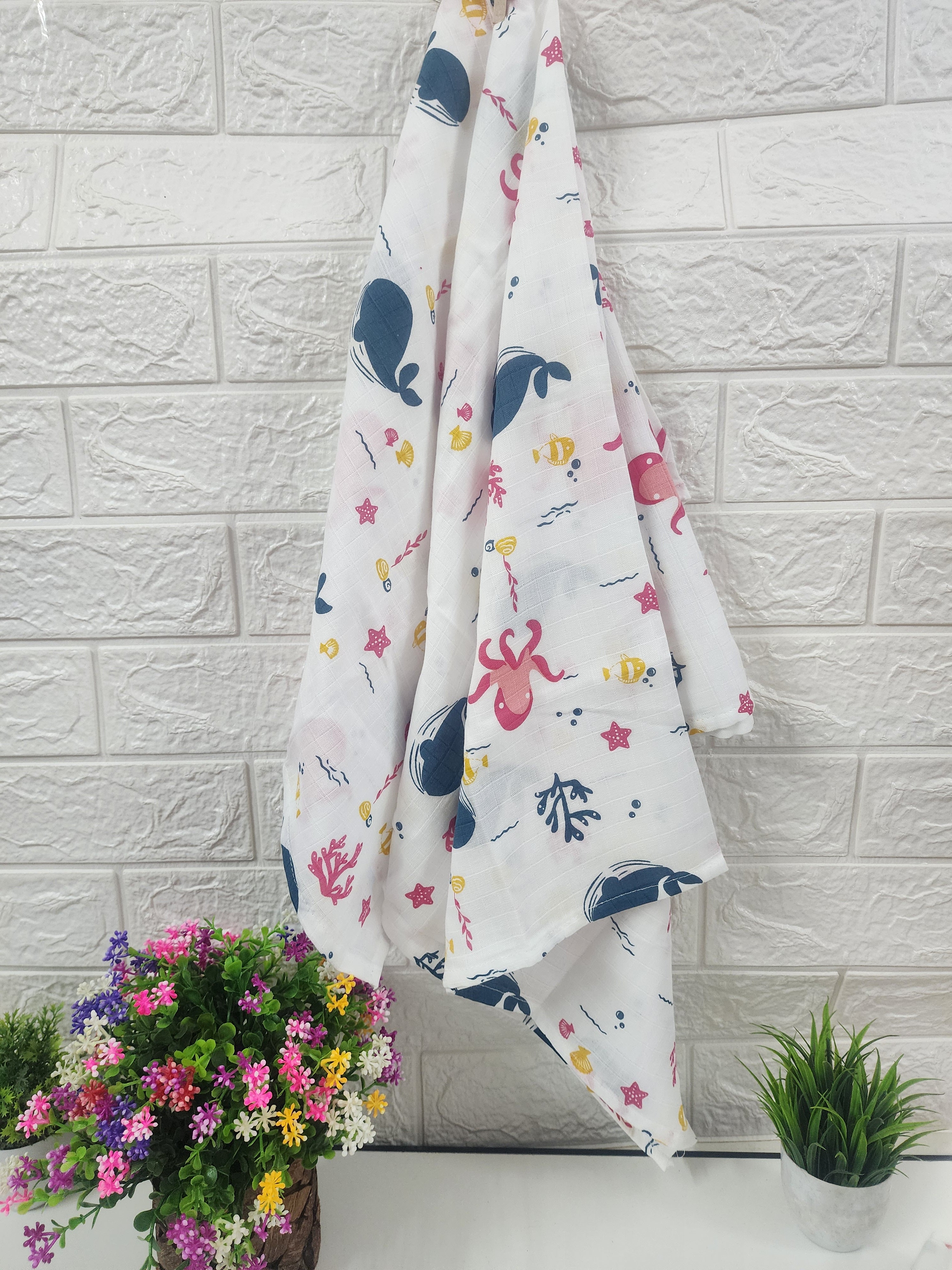 Muslin Swaddle for Babies 95×90cm
