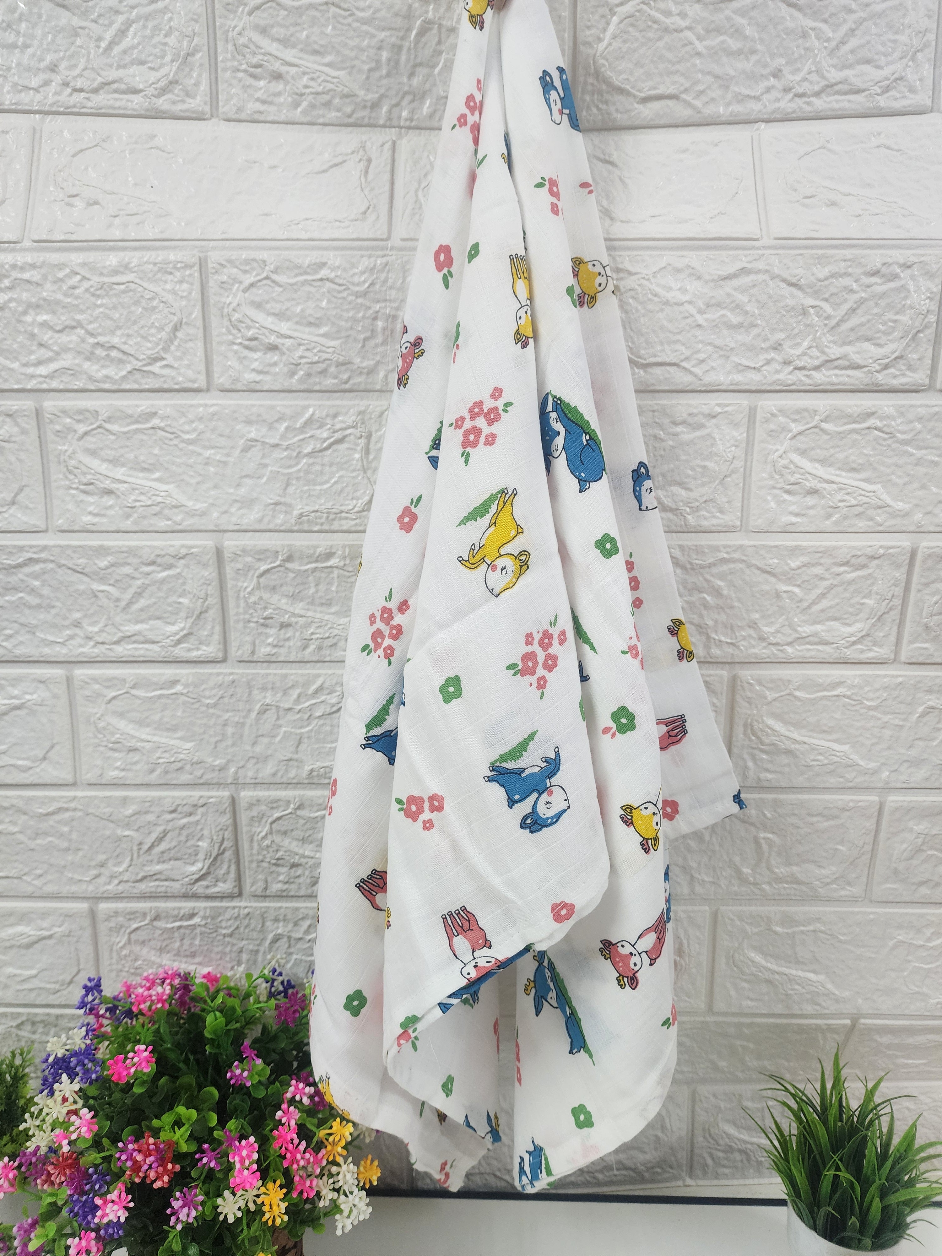 Muslin Swaddle for Babies 95×90cm