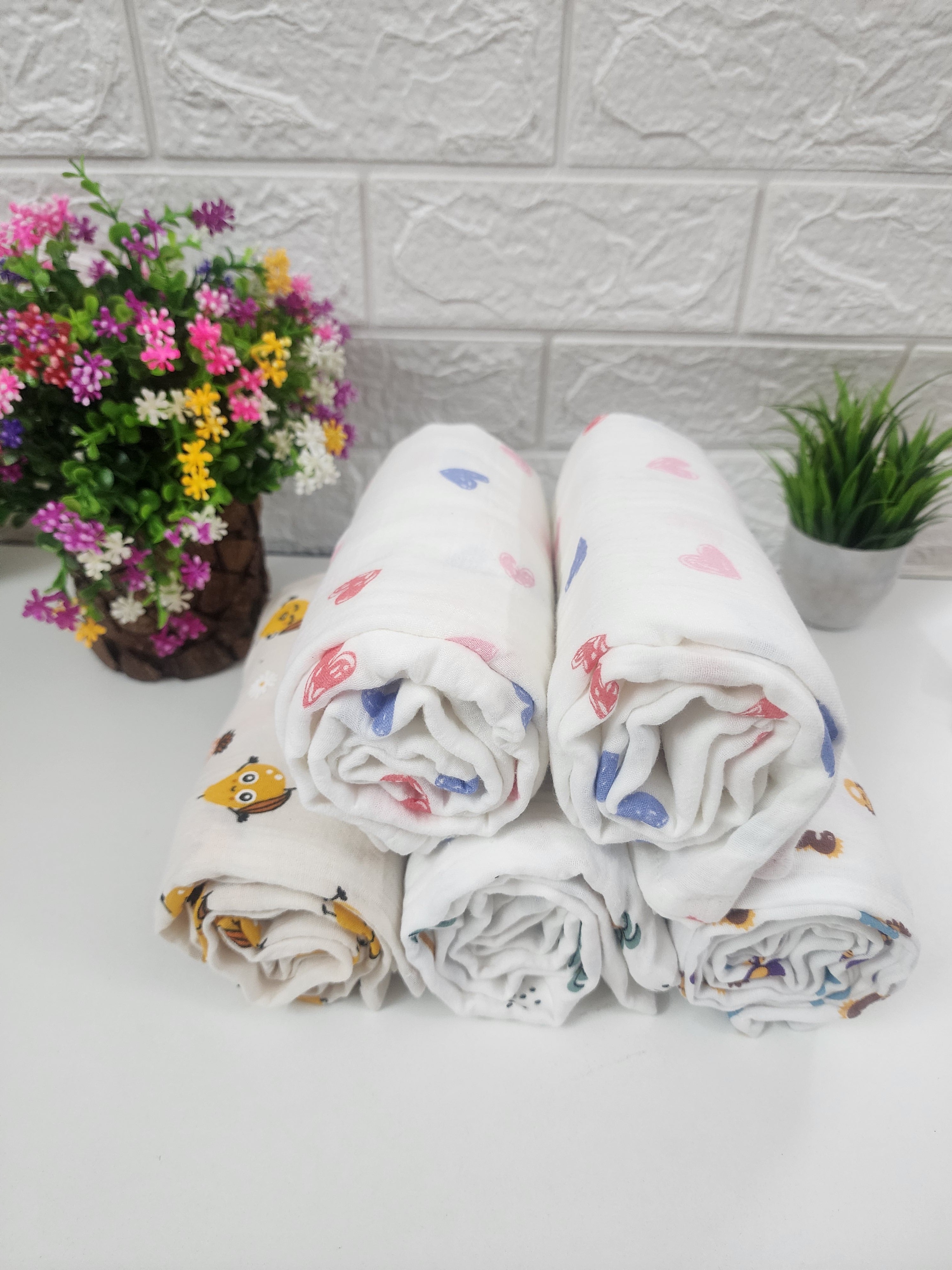 Swaddle For Babies Large 100×90cm