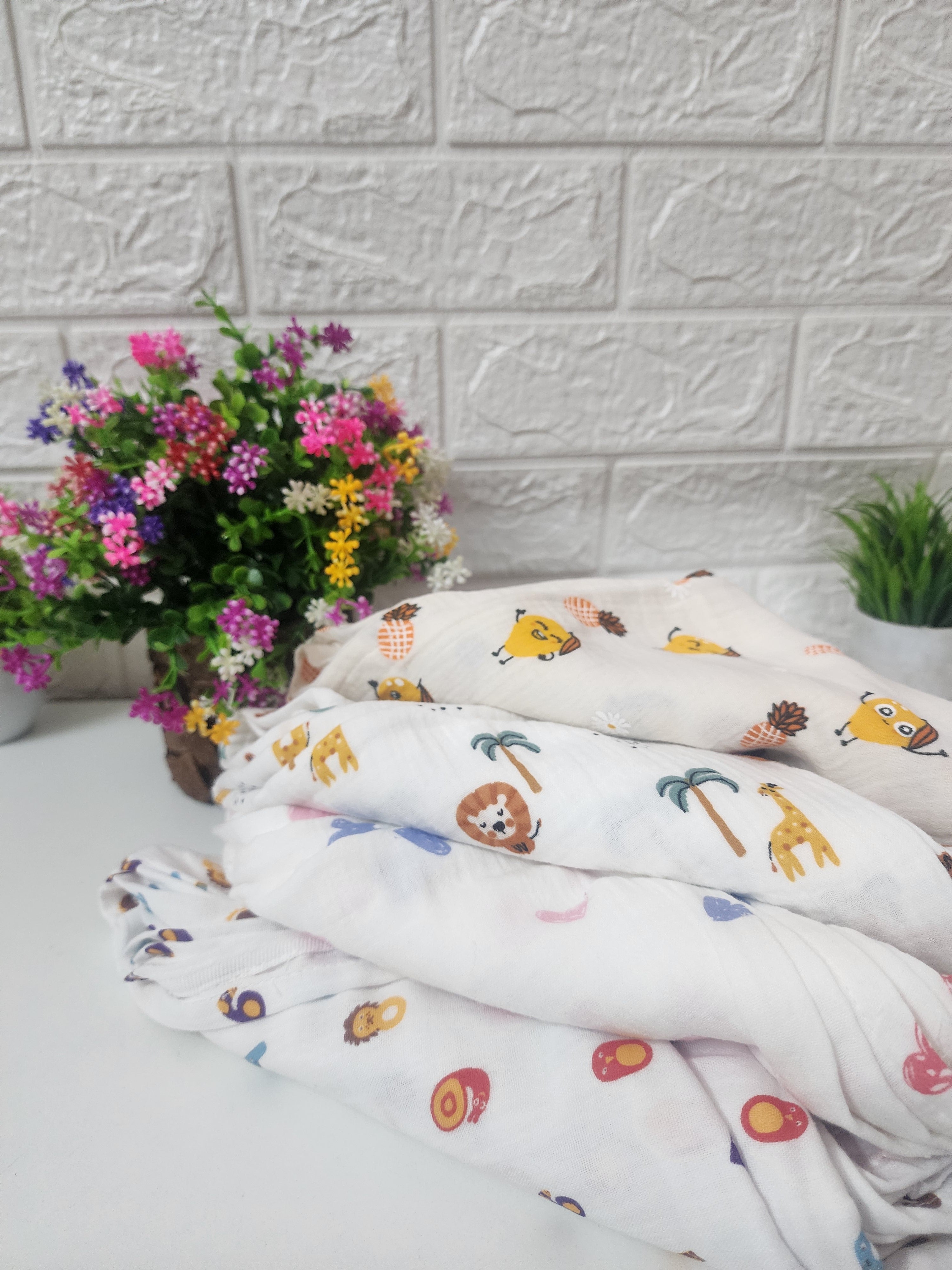 Swaddle For Babies Large 100×90cm