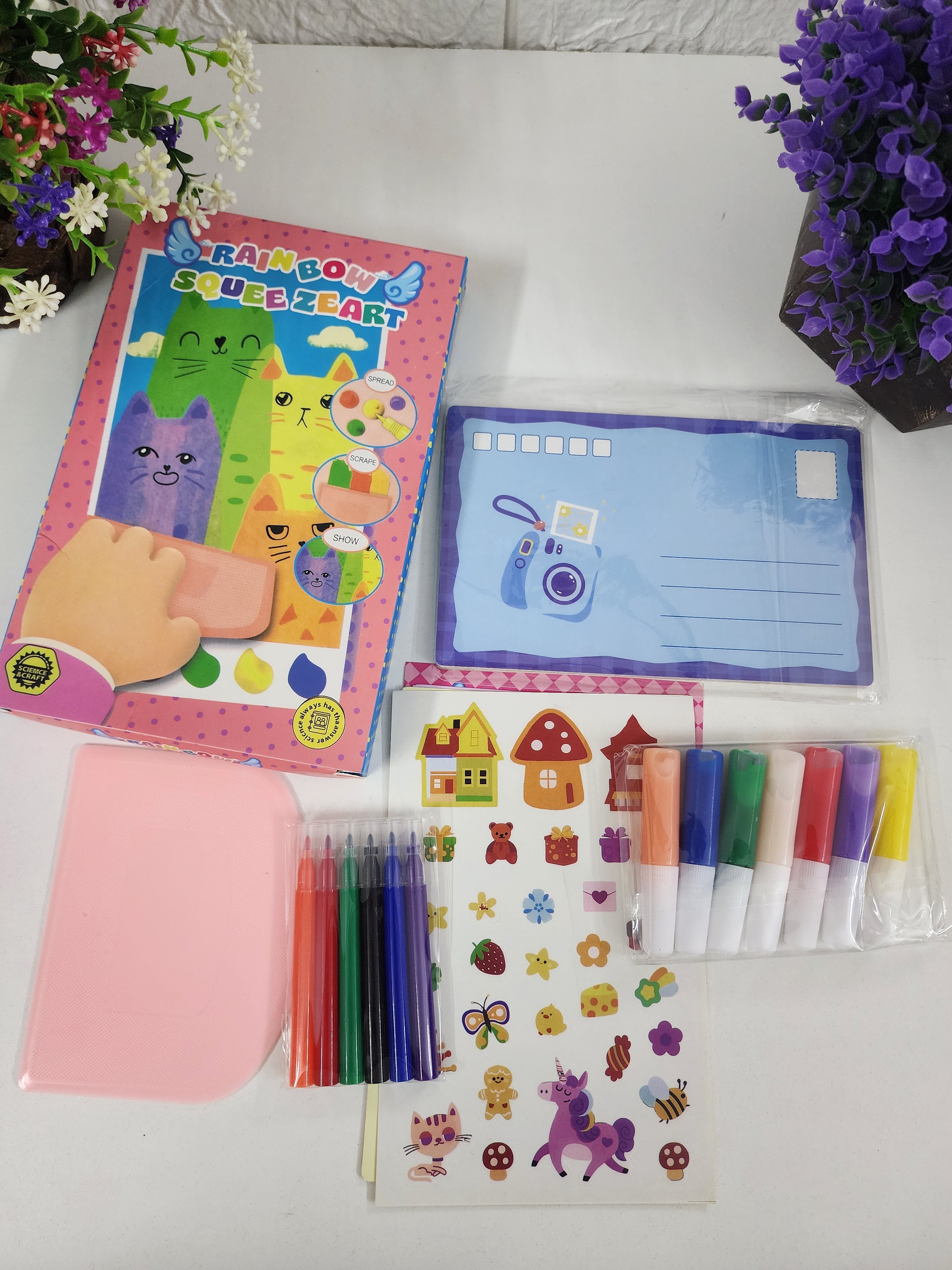 🌈 Rainbow Squeeze Art 🎨