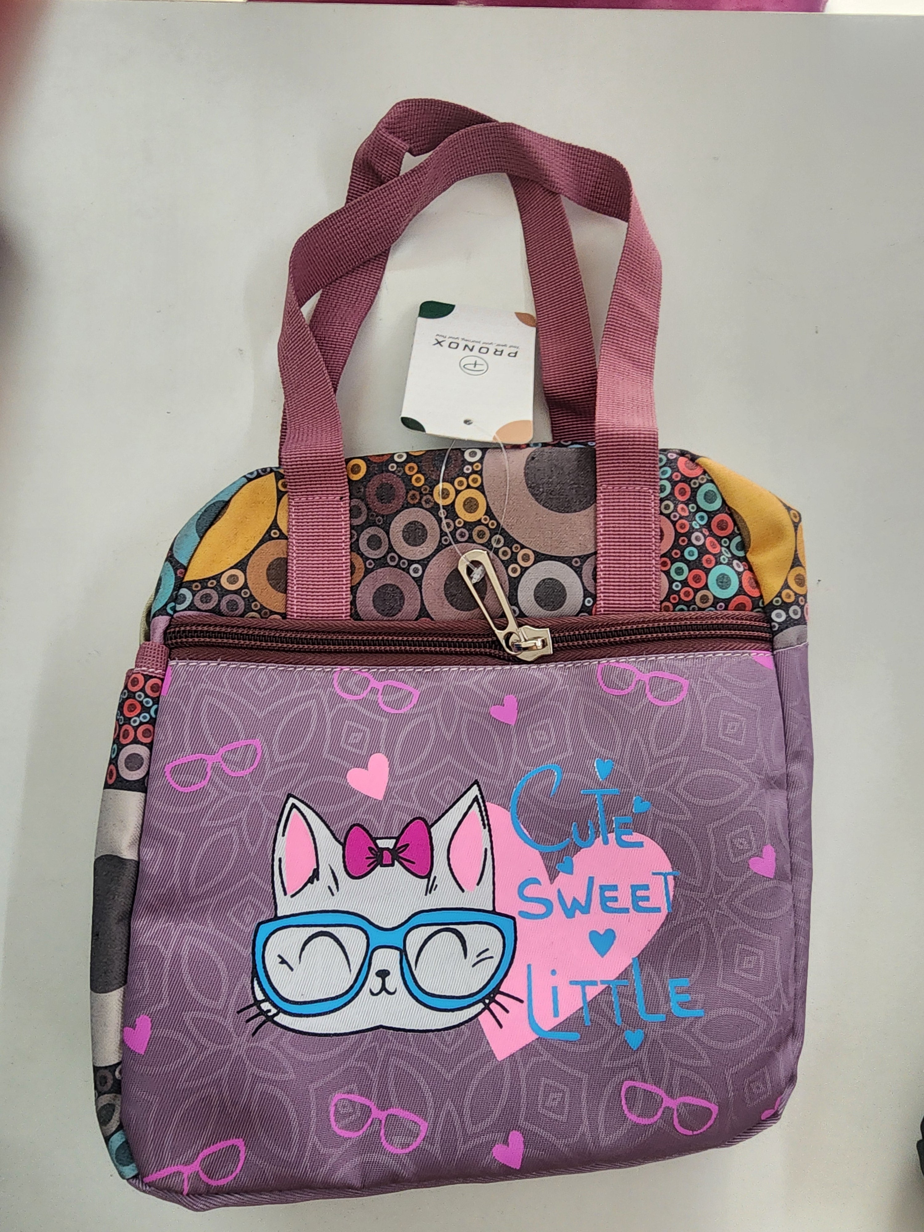 Cute Kitty Lunch Bag 🐱💙