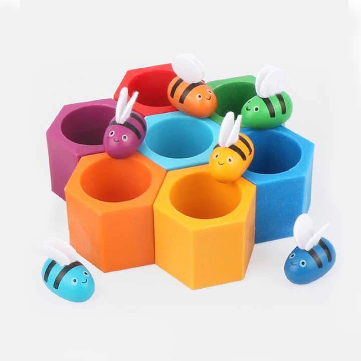 Grab The Little bee _ Colour Learning _ Hand Grasping Activity Toy