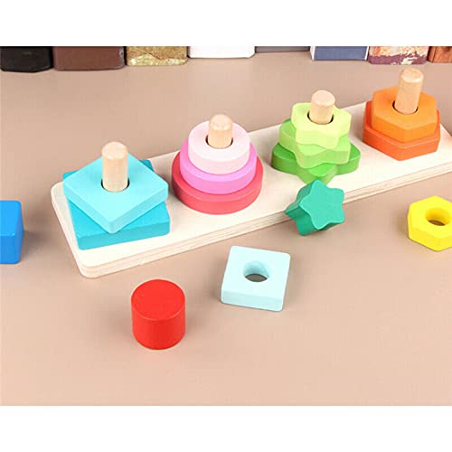 Wooden Sorting & Stacking Toy