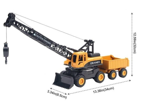 Lifting Crane Toy Excavator Sandbox Construction Truck