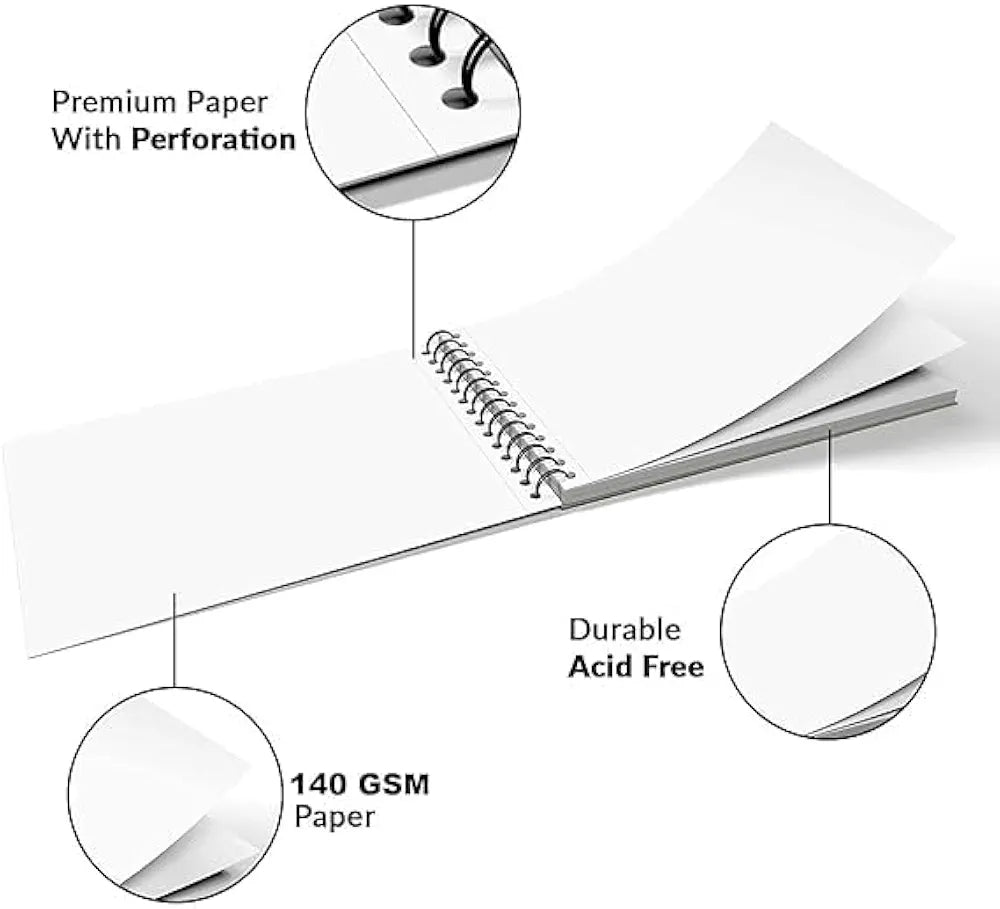 Sketch book A5,140gsm (100PGS)