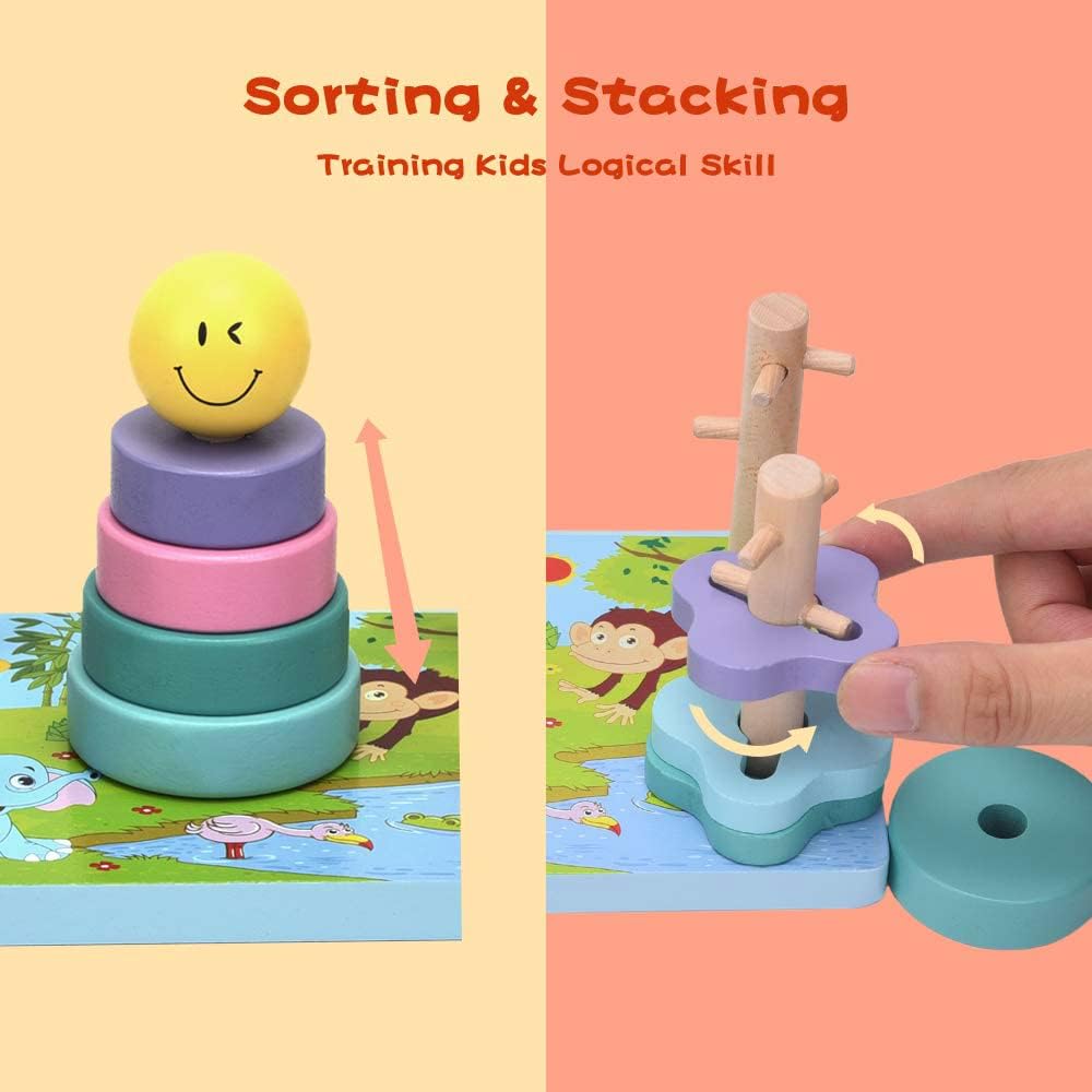 Montessori Toy Sorting & Stacking Toys