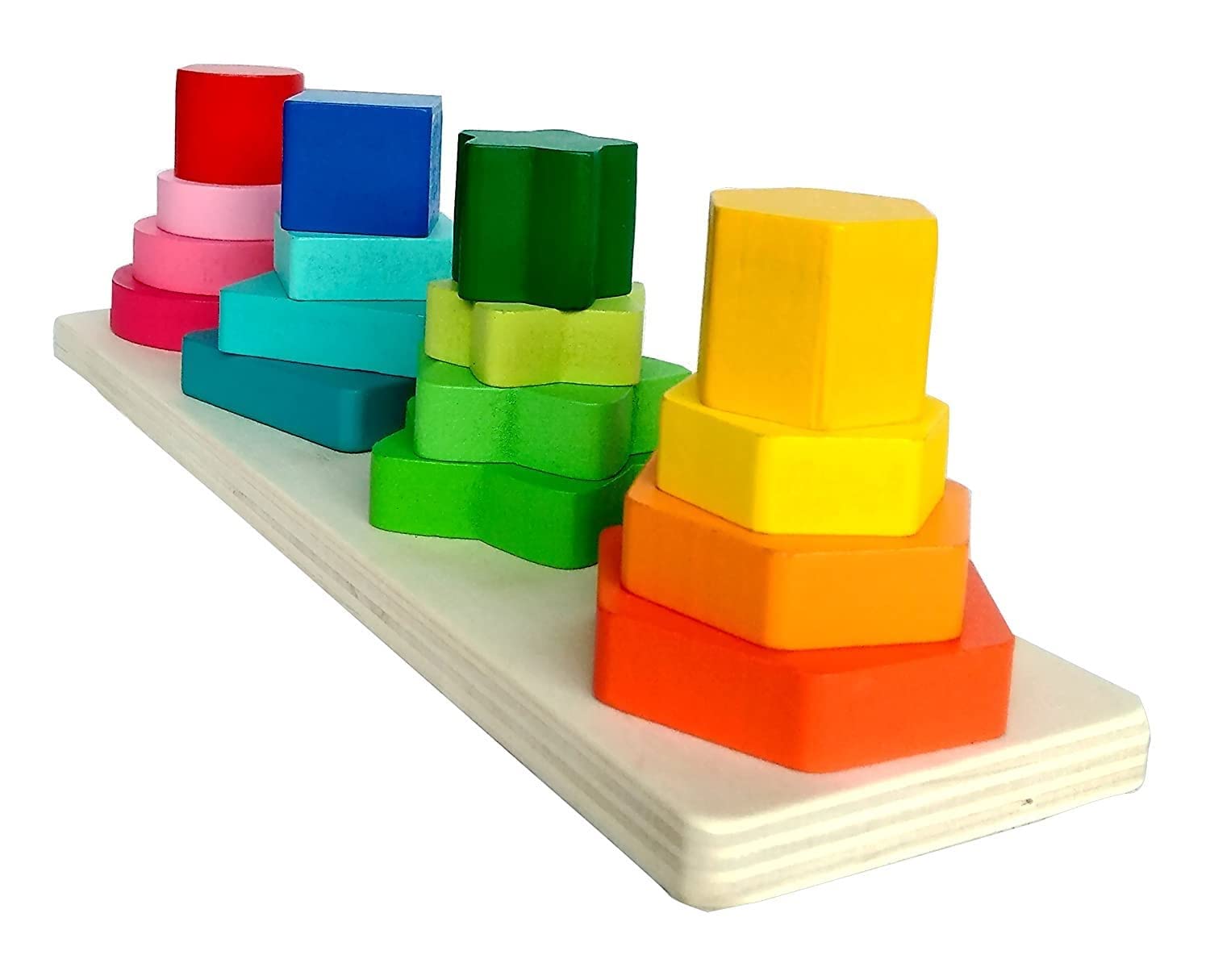 Wooden Sorting & Stacking Toy