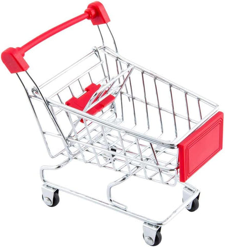 Mini Miniature Shopping Cart