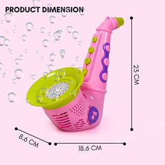Automatic Saxophone Bubble Machine With 2 Bottles Of Bubble Solution