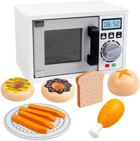 Wooden Toys Microwave Oven