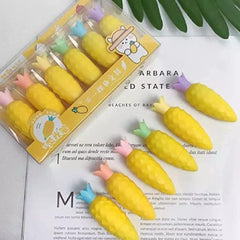 Carrot Shape Highlighter for Kids Highlighter for Books Set of 6 