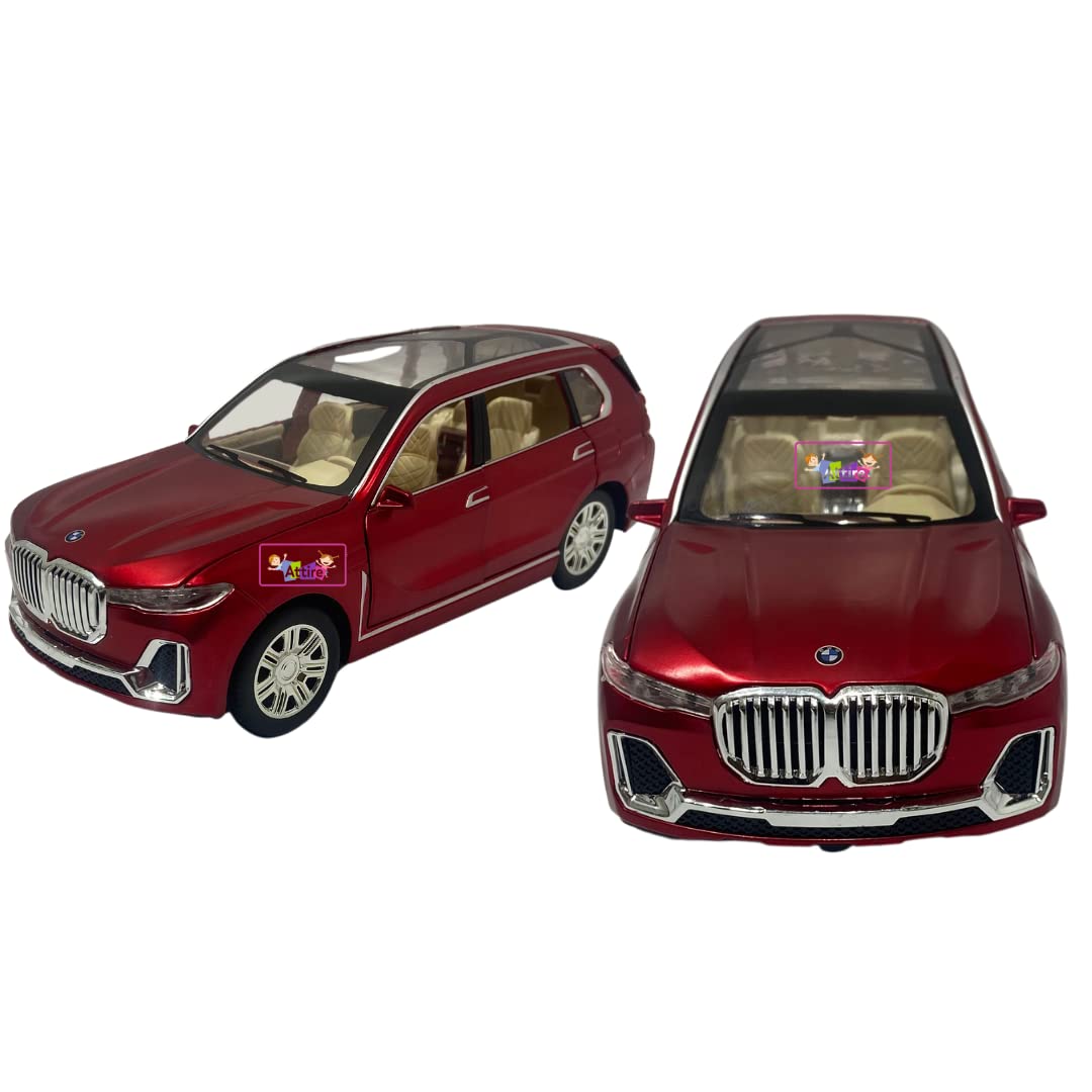 Diecast Toy Car, Openable Doors Zinc Alloy Pull Back Toy car with Sound and Light for Kids (Pack of 1)