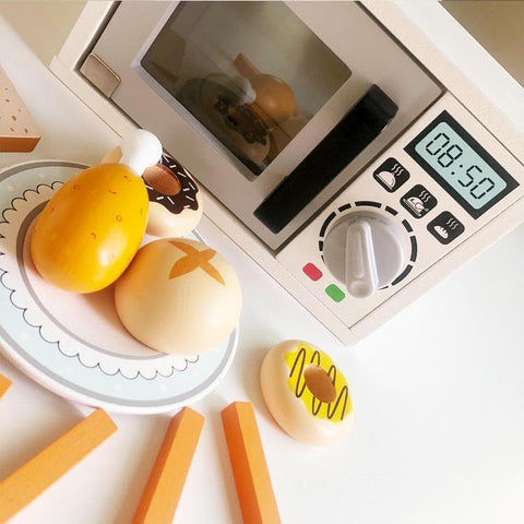 Wooden Toys Microwave Oven