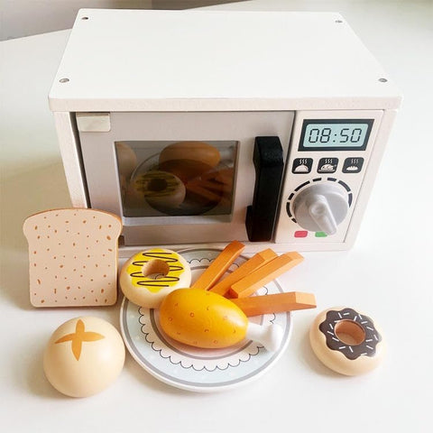 Wooden Toys Microwave Oven