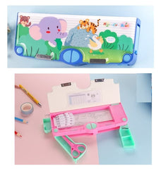 Magnetic Pencil Case with Sharpener(Dino)