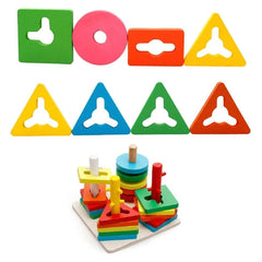 Geometric four coloum sets