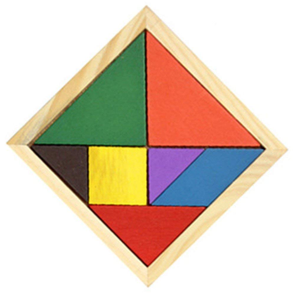 Wooden Tangram Puzzles for Mind Development of Kids