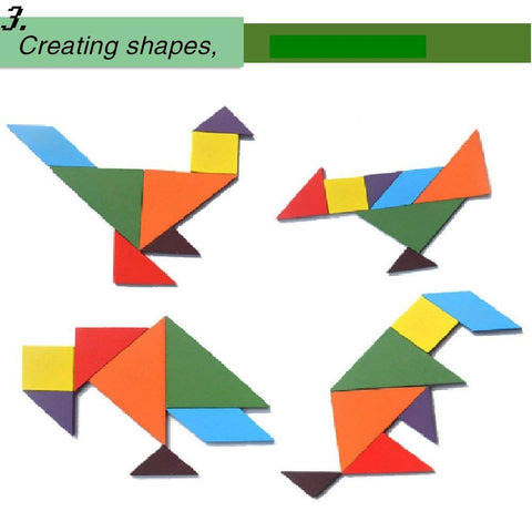 Wooden Tangram Puzzles for Mind Development of Kids