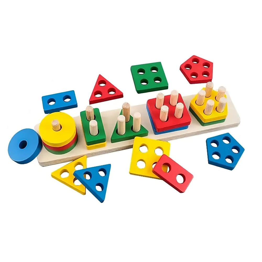 5 Shape Sorting & Stacking