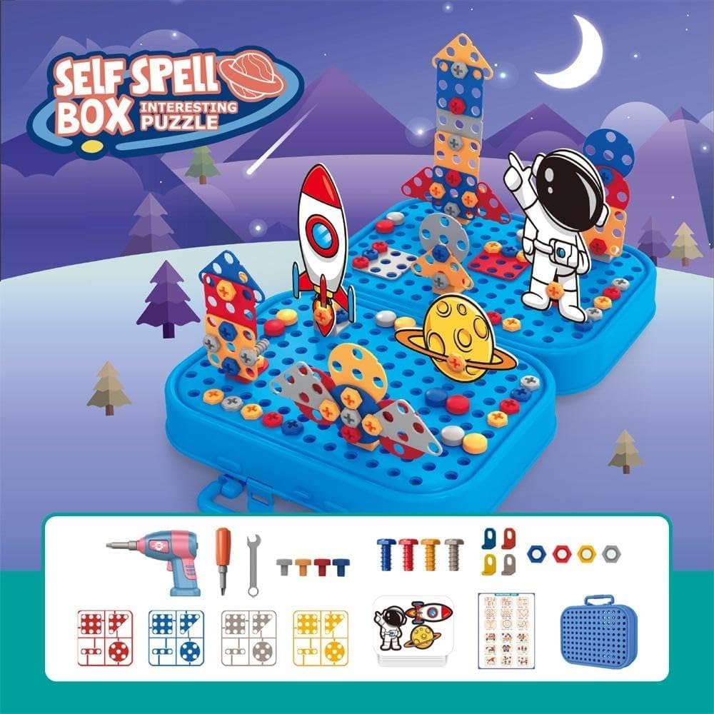 Creative Drill Puzzle Set-Best Stem Toy