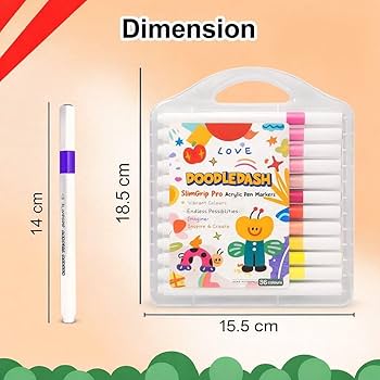 Acrylic Pen Marker (36 Colours)
