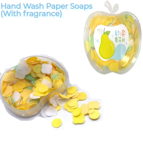 Fancy Soap Papers soft bath for Travel in Apple design bottle pack of 1