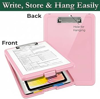 A4 Plastic Storage Clipboard