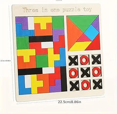 3 in 1 Puzzle Board