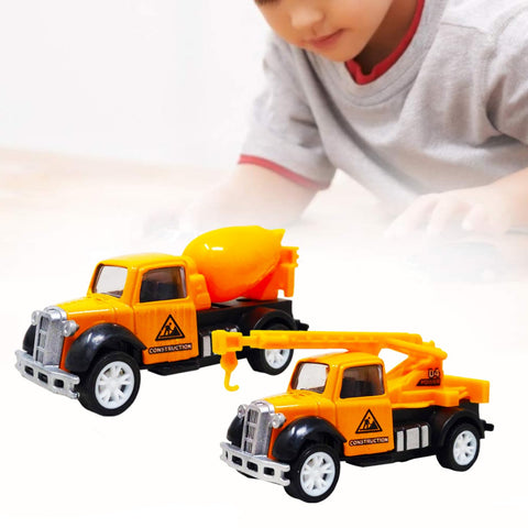 Die Cast Small Construction Trucks Set of 4