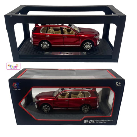 Diecast Toy Car, Openable Doors Zinc Alloy Pull Back Toy car with Sound and Light for Kids (Pack of 1)