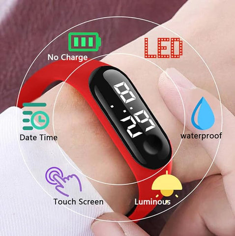 Waterproof LED Kids Watches for Boys & Girls-