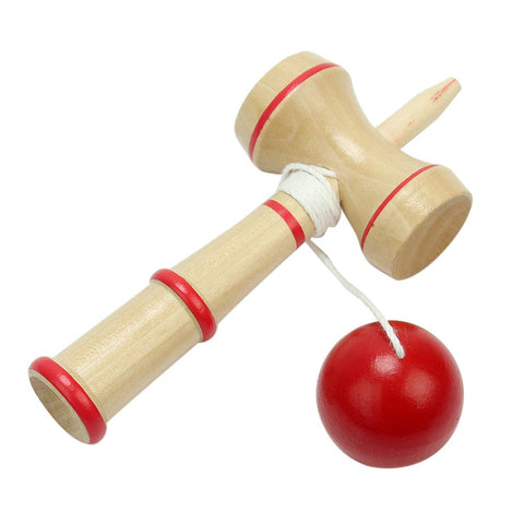Cup and ball game 1pc Kid Traditional Wood Game Hand-eye Balance Skill Toy