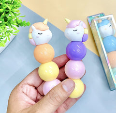 Unicorn Ball Bubble Shape Highlighters | Set Of 3 Colours