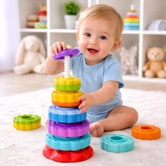 Rainbow Stacker Tower 🌈
