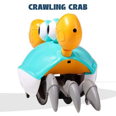 Crawling Crab Baby Sensory Development, Learning with Light and Music Functions