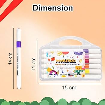 Acrylic Pen Marker (12 Colours)