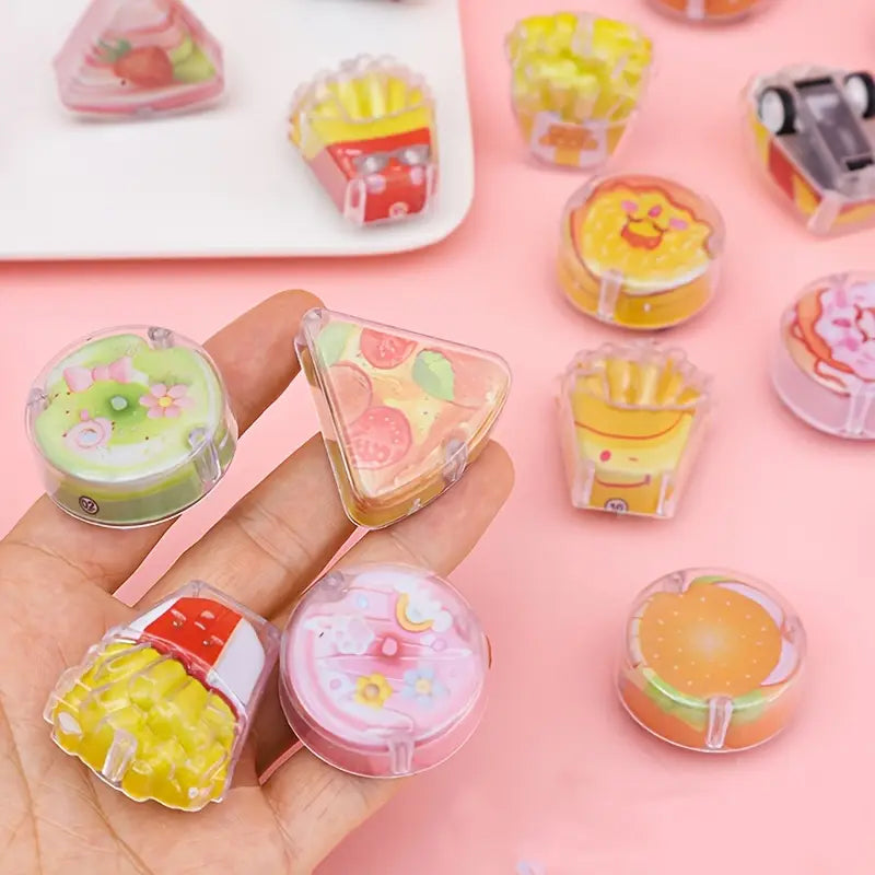 Miniature Food-Themed Pull Back Toy