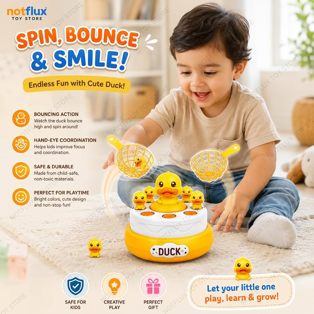 Bouncing Duck Catching Game 🦆🦆