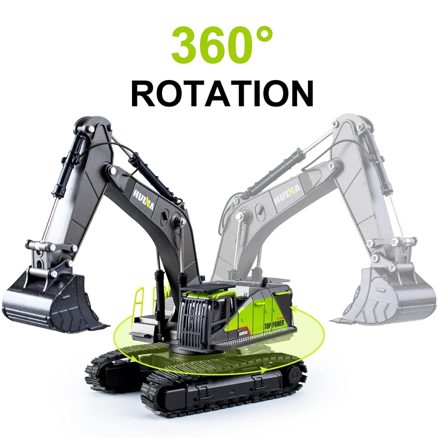 Construction Small Excavator 360 Degree Friction Powered Truck