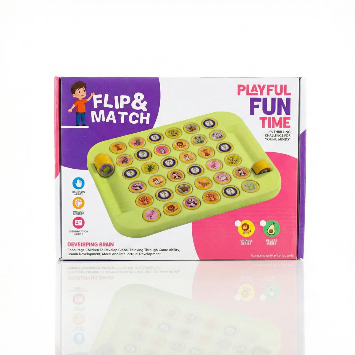 Memory Flip Matching Game 2 players Game