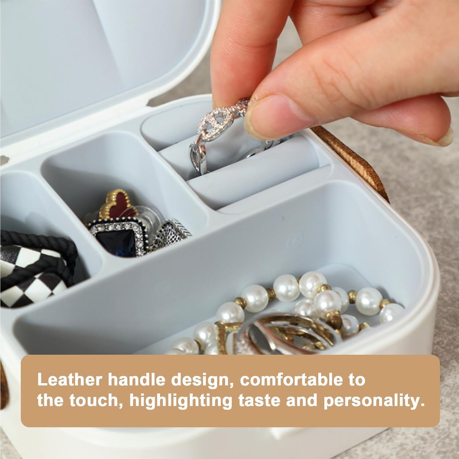 Portable mini Jewelry Storage Box