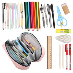 Big Capacity Pencil Case 3 Compartments