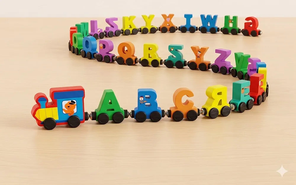 Alphabet Magnetic Train 🚂🔤✨