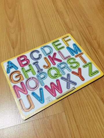 Wooden Alphabet Tracing Board