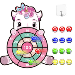 Dart Board Game with Sticky Balls