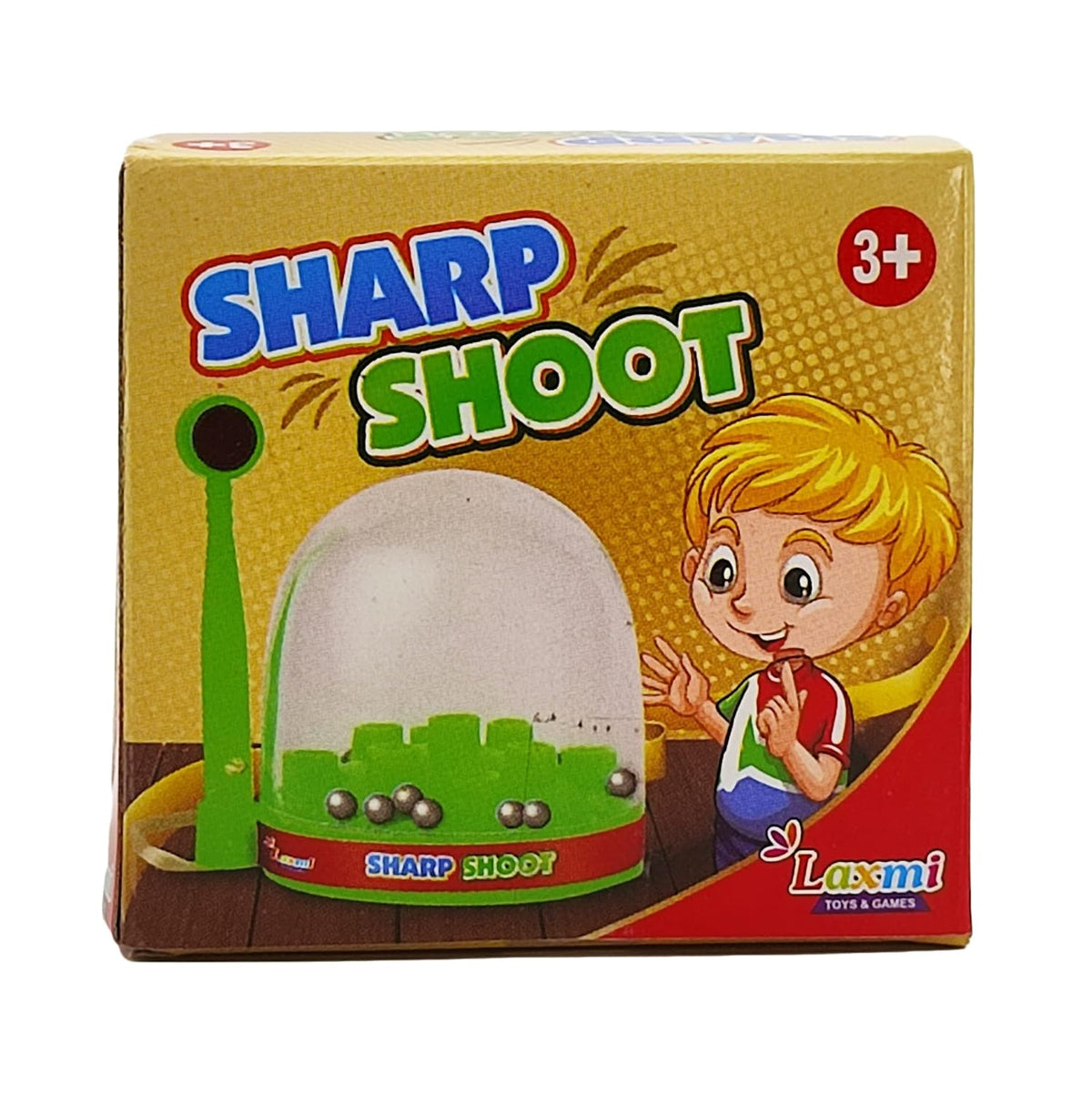 Sharp Shooter Doom Game Drop Magnetic Puzzle Ball Maze Toy with Steel Balls for Kids (Pack of 1)