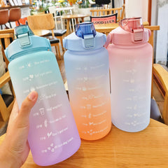 Motivational Water Bottle, 3 in 1