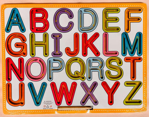 Wooden Alphabet Tracing Board